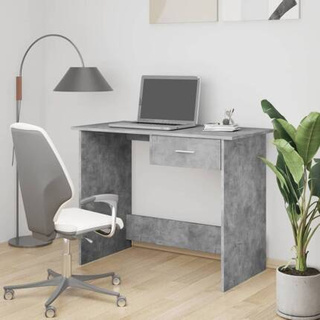 vidaXL Biurko, szarość betonu, 100x50x76 cm, materiał drewnopochodny model standard