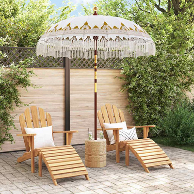 Baliński Parasol Kremowy 190 x 190 x 260 cm