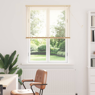 Żaluzja wenecka Jasnobrązowy ze wzorem 150 x 100 cm 25 mm PVC