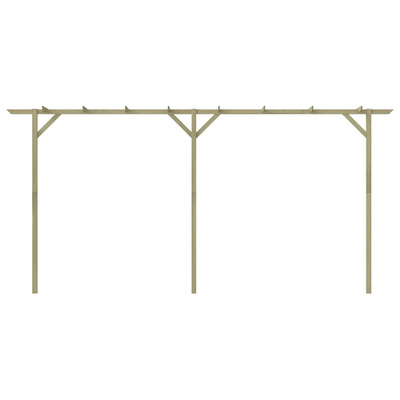 Pergola ogrodowa, 410 x 40 x 203 cm, drewno