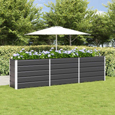 Donica Antracyt 290 x 50 x 75 cm Stal Galwanizowana