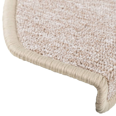 Maty na schody 10 szt. 65x24x4 cm Taupe Półokrągłe Duże