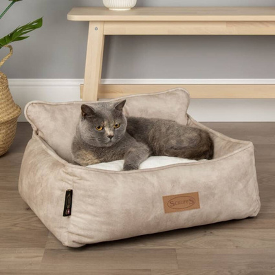 Scruffs & Tramps Legowisko dla psa Kensington, M, 60x50 cm, kremowe