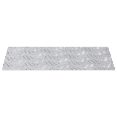 Stopień Prostokątny 2 pcs Srebrny 40 x 30 cm Aluminium