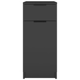 Szafka pod biurko, czarna, 33,5x50x75 cm