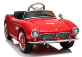 Auto na Akumulator BMW Retro Czerwone Lakierowane