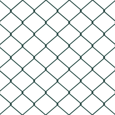 Ogrodzenie łańcuchowe 10 x 1,4 m Stal zielony