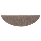 Maty na schody samoprzylepne 15 szt. 56x17x3 cm beżowe półokrągłe