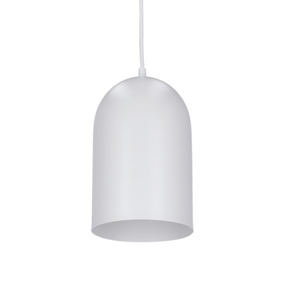 Lampa wisząca owalna biała 1xE27 Oss Ledea 50101184