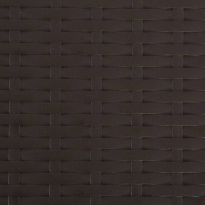vidaXL Składane krzesła ogrodowe, 4 szt., HDPE i stal, brązowe
