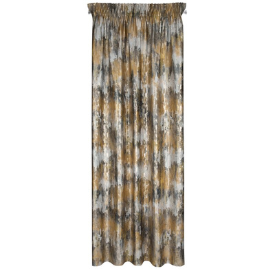 Zasłona Tina musztardowa 140x270