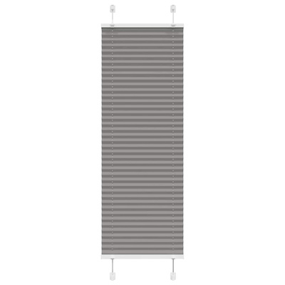Roleta plisowana antracytowa 40x150 cm Szerokość tkaniny 39,4cm