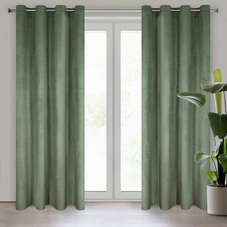 Zasłona Melanie ciemnomiętowa 140x250