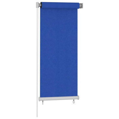 vidaXL Roleta zewnętrzna, 60x140 cm, niebieska, HDPE
