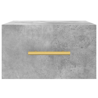 vidaXL Wiszące szafki nocne, 2 szt., szarość betonu, 35x35x20 cm model standard