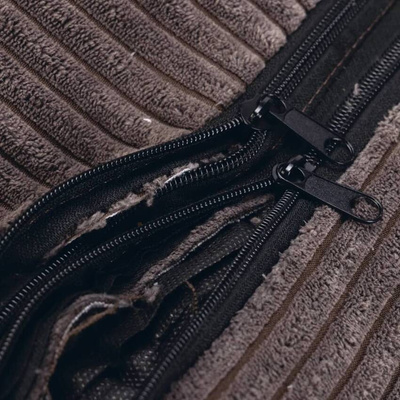 Designed by Lotte Legowisko dla psa, prążkowane, brązowe, 65x60x20 cm