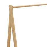 Wieszak na ubrania z półkami i kółkami, 106x34x106,5 cm