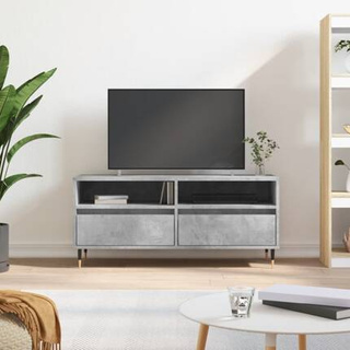 vidaXL Szafka pod TV, szarość betonu, 100x34,5x44,5 cm