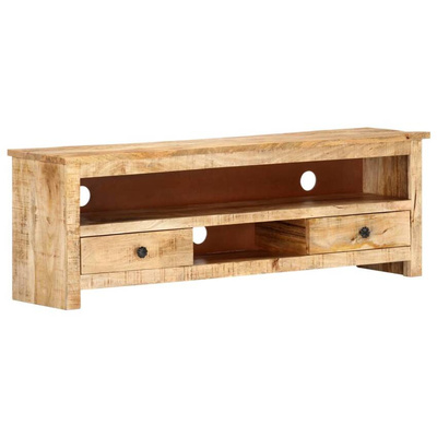 vidaXL Szafka pod TV, 120x30x40 cm, surowe drewno mango