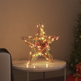 3D Gwiazda z 50 diodami LED Ciepła biel 55 x 52.5 x 9 cm PET