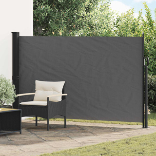 Rozkładany boczny markiz antracytowy 300 x 170 cm Poliester