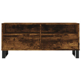 vidaXL Szafka pod TV, przydymiony dąb, 100x34,5x44,5 cm model standard