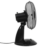 vidaXL Wentylator stołowy, 3 prędkości, 30 cm, 40 W, czarny