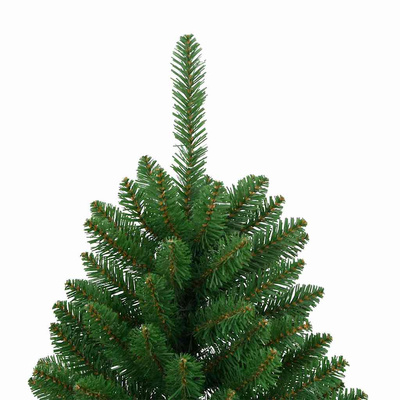 Sztuczna choinka zawiasowa ze stojakiem, zielona, 120 cm