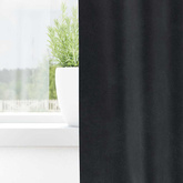 Zasłony zaciemniające 2 pcs Ciemnoszary 140 x 260 cm Aksamit
