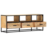 vidaXL Szafka pod TV, 120 x 30 x 45 cm, z litego drewna mango