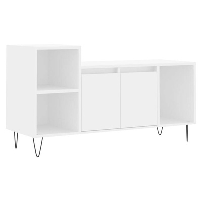 vidaXL Szafka pod TV, biała, 100x35x55 cm, materiał drewnopochodny wariant 4