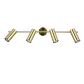 Lampa mosiądz ścienna/sufitowa listwa 4x15W Colly 94-01740