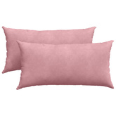 Poduszki na sofę 2 pcs Różowy 80 x 40 cm Tkanina sztruksowa
