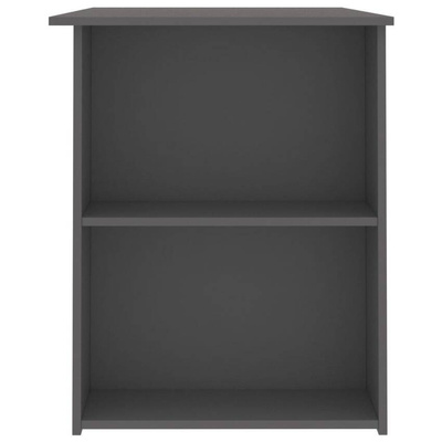 vidaXL Biurko, szare, 110x60x73 cm, materiał drewnopochodny