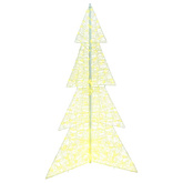 Choinka z 240 diodami LED Ciepła biel 180 cm Akryl