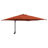 Parasolka ogrodowa terakota 248,5 x 247,5 x 160 cm