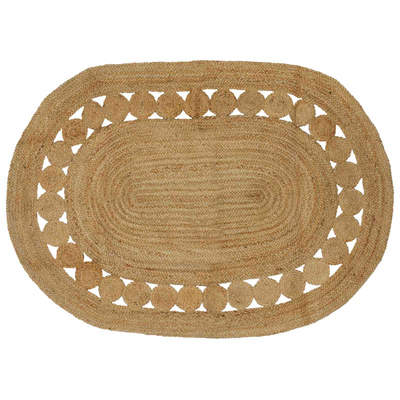 Dywany pokojowe naturalny 122 x 183 cm Juta