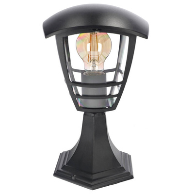 Słupek ogrodowy latarnia IMMA BLACK L/S E27 czarny IP44 EDO777382 EDO Solutions