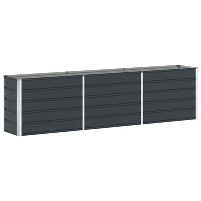 Donica Antracyt 290 x 50 x 75 cm Stal Galwanizowana