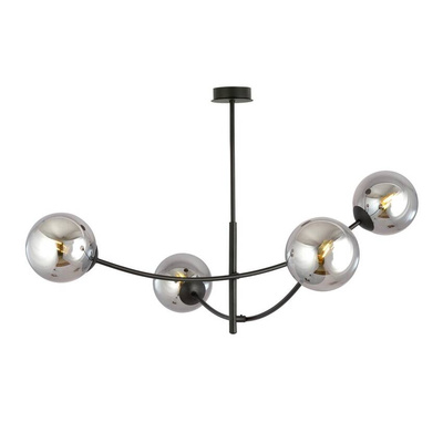 Lampa sufitowa HUNTER 4 BLACK/GRAFIT