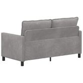 Sofa jasnoszary 156 x 81 x 87,5 cm Welur