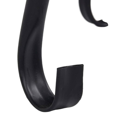 vidaXL Mozaikowe palenisko ze stolikiem, czarno-białe, 68 cm, ceramika
