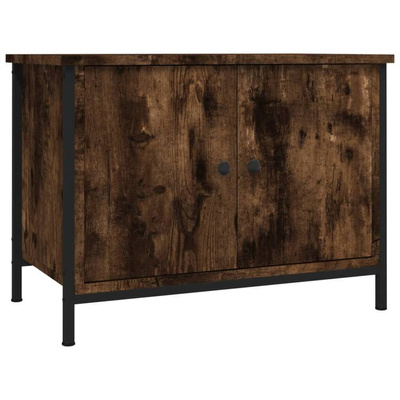 vidaXL Szafka pod TV, przydymiony dąb, 60x35x45 cm