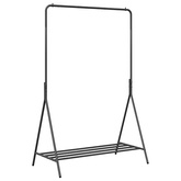 Wieszak na Ubrania Czarny 100 x 56 x 154 cm Stal