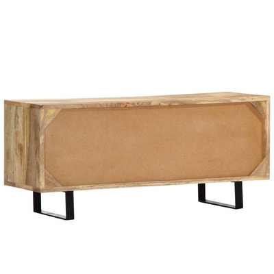 vidaXL Szafka pod TV, 90x30x40 cm, lite drewno mango
