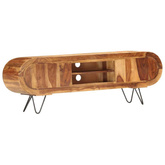 vidaXL Szafka pod TV, 140x30x45 cm, lite drewno sheesham