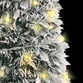 Sztuczna choinka typu pop-up, ośnieżona, 100 LED, 150 cm