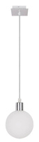 Lampa wisząca biały klosz kula 12cm Oden 31-03232