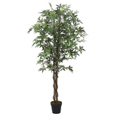 Sztuczny klon, 224 liście, 80 cm, zielony