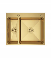 Zlewozmywak stalowy 1,5K AIDA gold